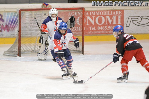 2015-04-12 Torneo di Pinzolo 4617 Aosta-Hockey Milano Rossoblu U12 Michelangelo Romano